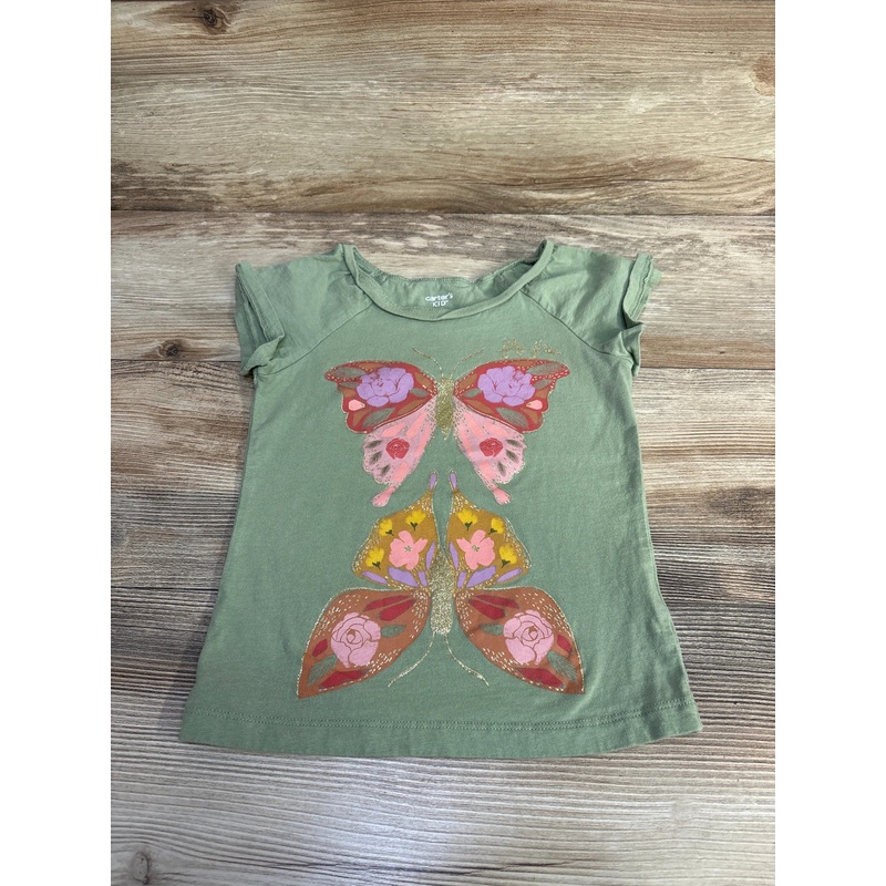 Carter’s Butterfly Shirt Green sz 4T Green 4T