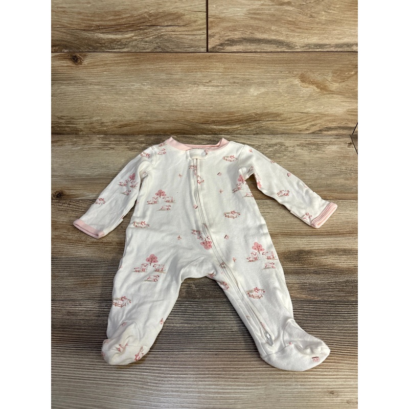 Carter’s Sheep Print Sleeper White sz 3m White 3m