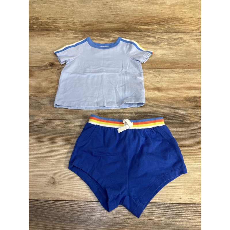 Cat & Jack 2pc Shirt & Shorts Blue sz 3-6m Blue 3m