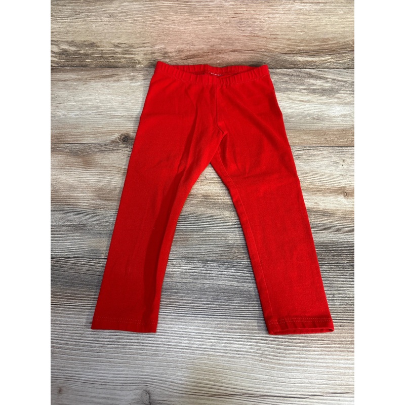Cat & Jack Leggings Red sz 2T Red 2T