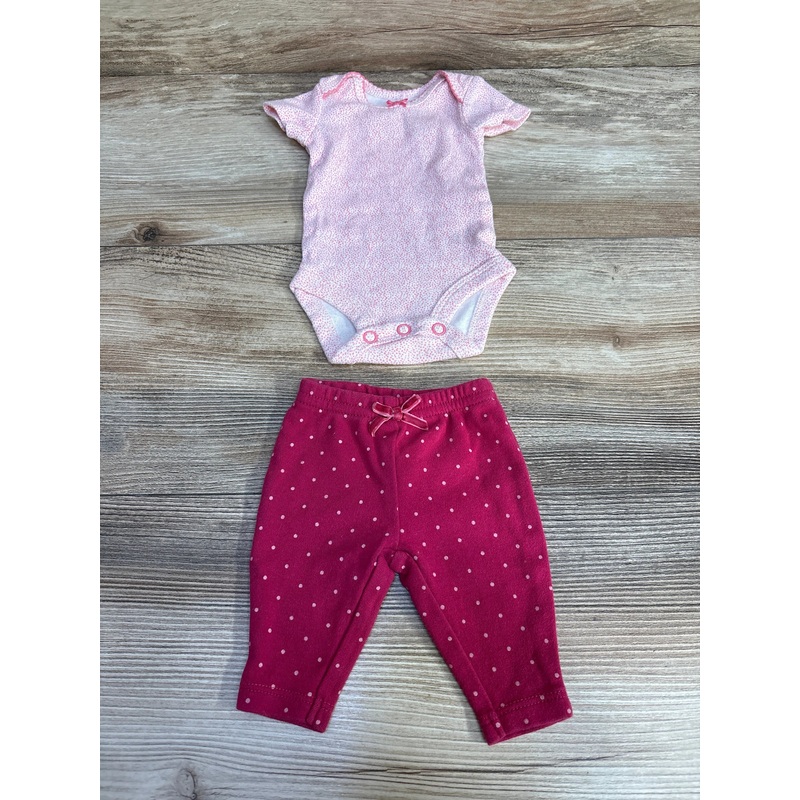 Child Of Mine 2pc Bodysuit & Pants Pink sz Preemie Pink Preemie