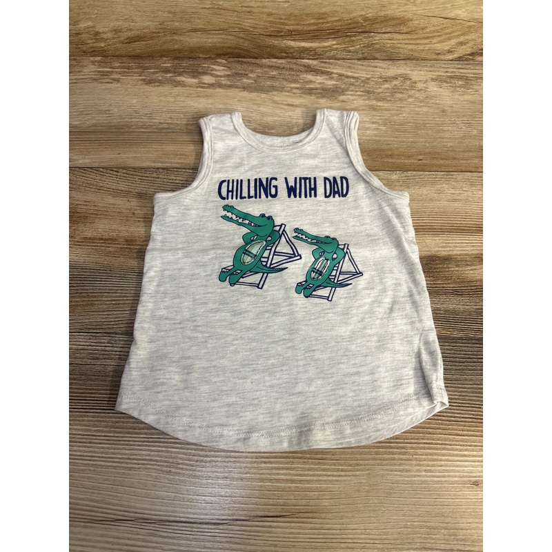 First Impressions Chilling With Dad Tank Top Grey sz 18m Grey 18m