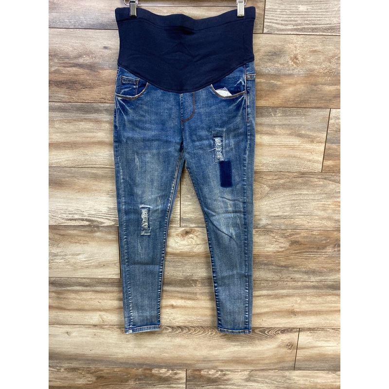Full Panel Jeans Blue sz Medium Blue Maternity Medium
