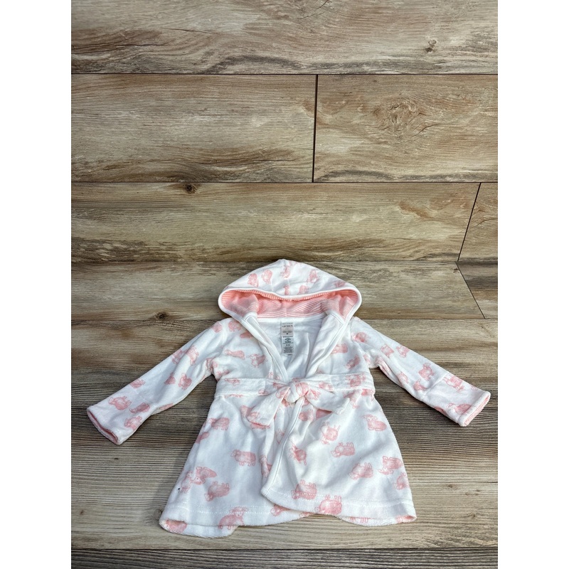 Just One You Sheep Print Robe White sz 0-9m White Newborn