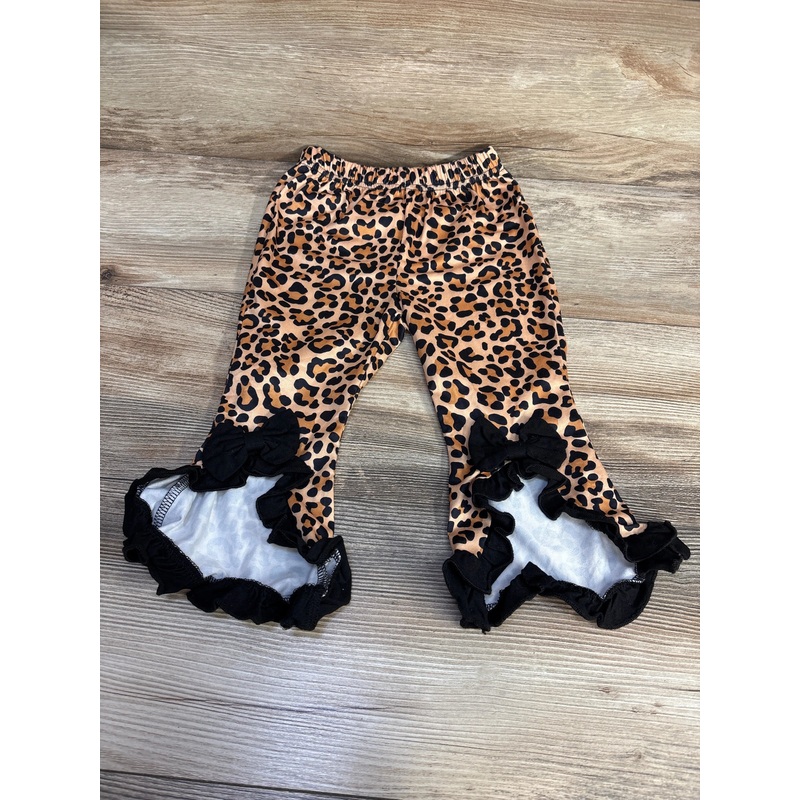Leopard Print Pants Brown sz 12-18m Brown 12m