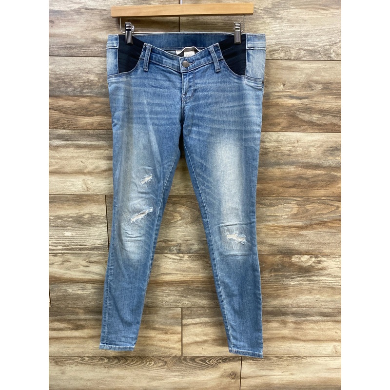 Liz Lange Maternity Side Panel Jeggings Blue sz XS Blue Maternity XS