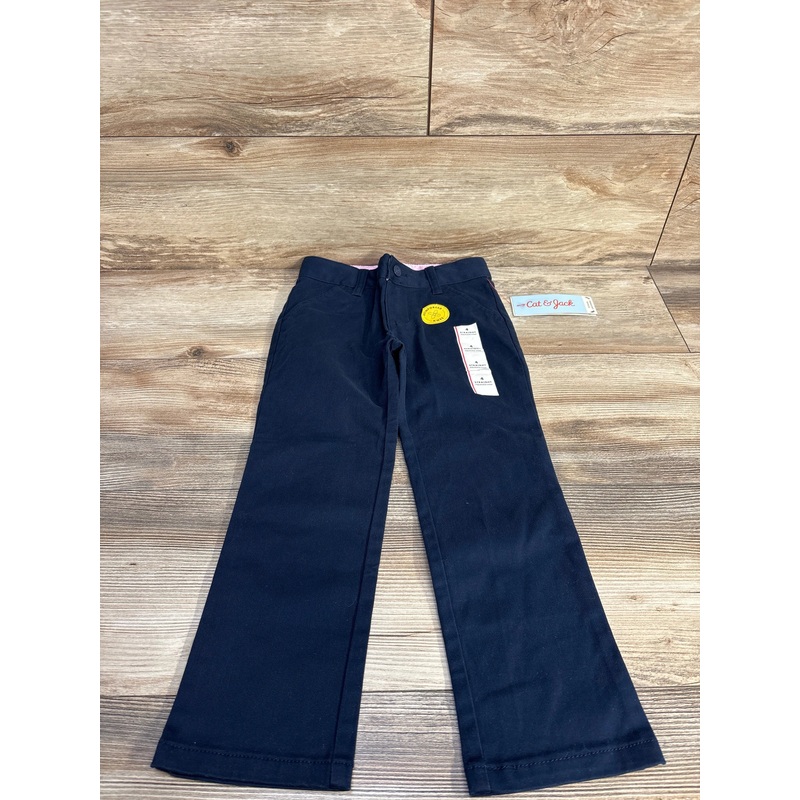 NEW Cat & Jack Straight Pants Navy sz 4T Navy 4T