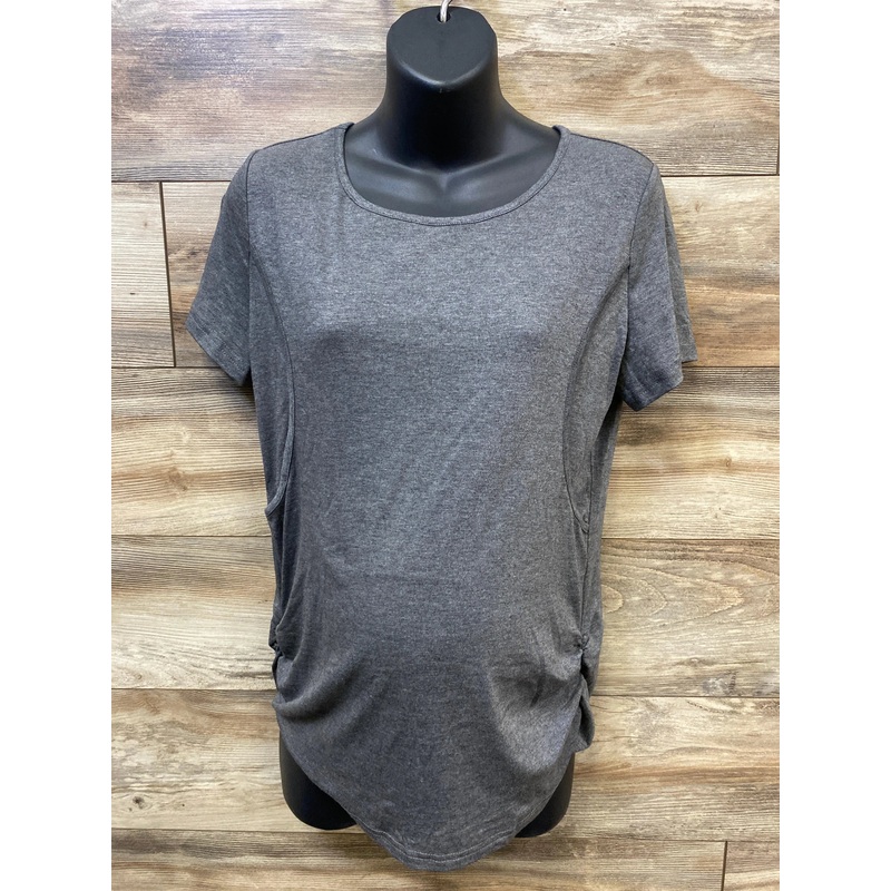 NEW Ficerd Maternity Nursing Shirt Grey sz Large Grey Maternity Large