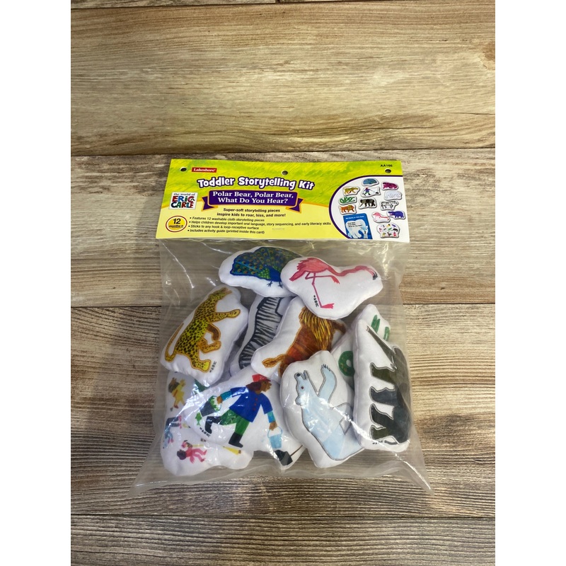 NEW Lakeshore Polar Bear, Polar Bear, What Do You Hear? Storytelling Kit