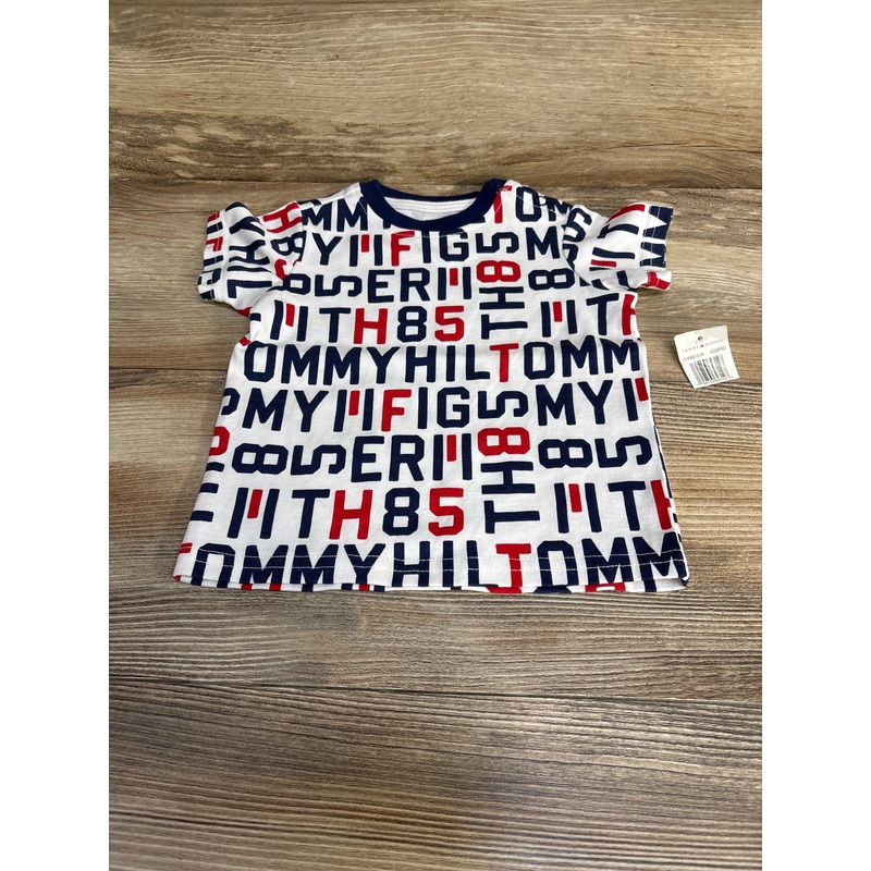 NEW Tommy Hilfiger Logo Shirt White sz 3-6m White 3m