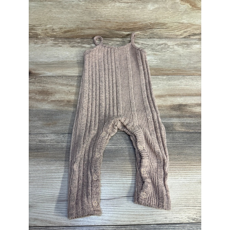 Shein Ribbed Romper Brown sz 6-9m Brown 6m