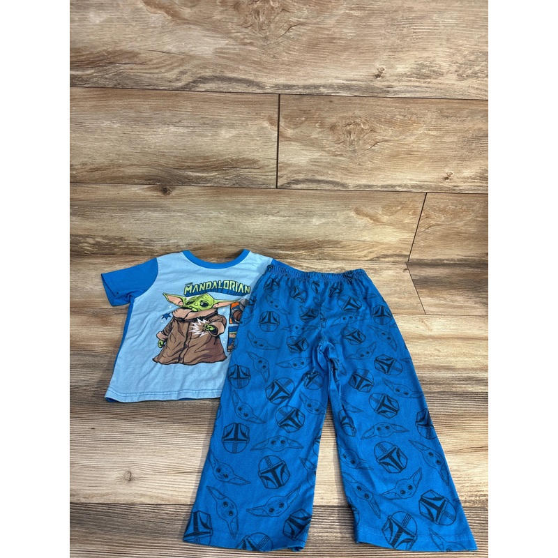 Star Wars 2pc Grogu Pajama Set Blue sz 4T Blue 4T