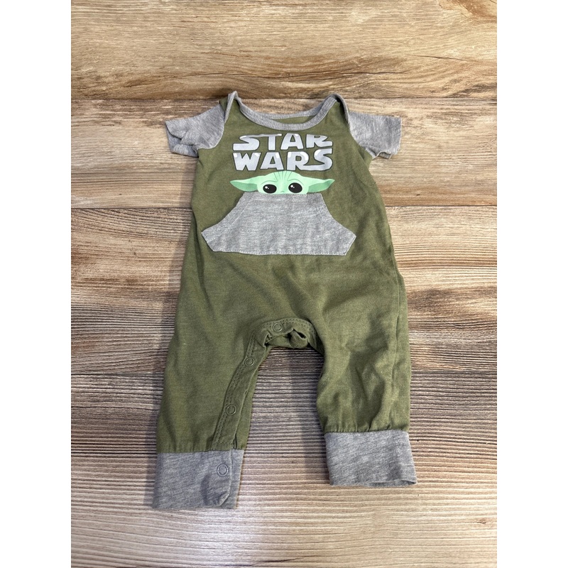 Star Wars Grogu Romper Green sz 3-6m Green 3m