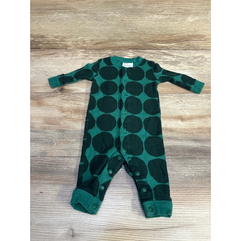 Uni Qlo Polka Dot Footless Sleeper Green sz 3-6m Green 3m
