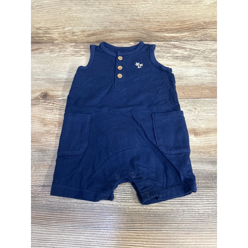 Carter’s Henley Tank Shortie Romper Navy sz 6m Navy 6m
