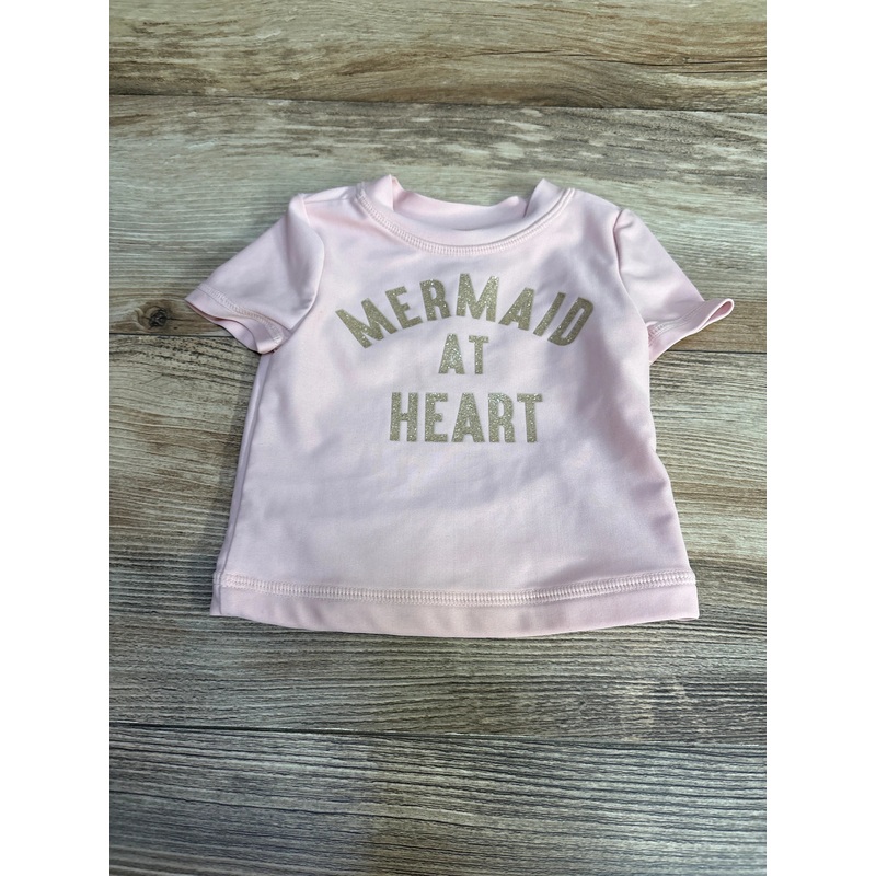 Carter’s Mermaid At Heart Rashguard Pink sz 6m Pink 6m