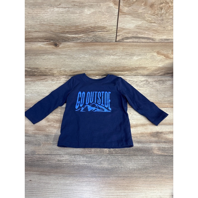 Cat & Jack Go Outside Shirt Blue sz 18m Blue 18m