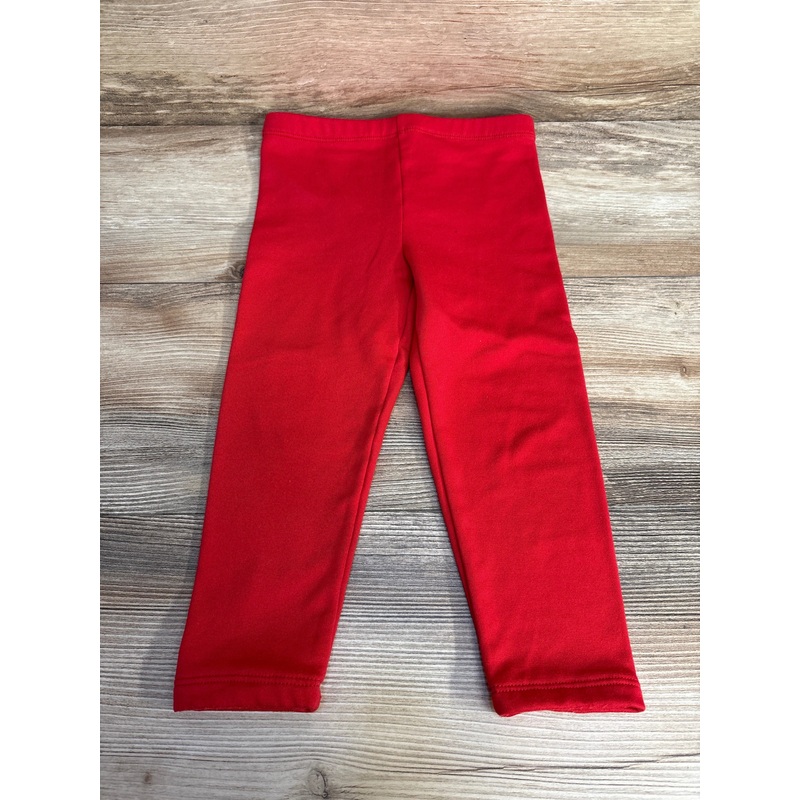 Emma & Elsa Leggings Red sz 2-3T Red 2T