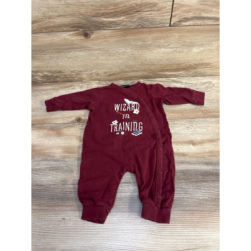 H&M x Harry Potter Wizard In Training Sleeper Burgundy sz Newborn Burgundy Newborn