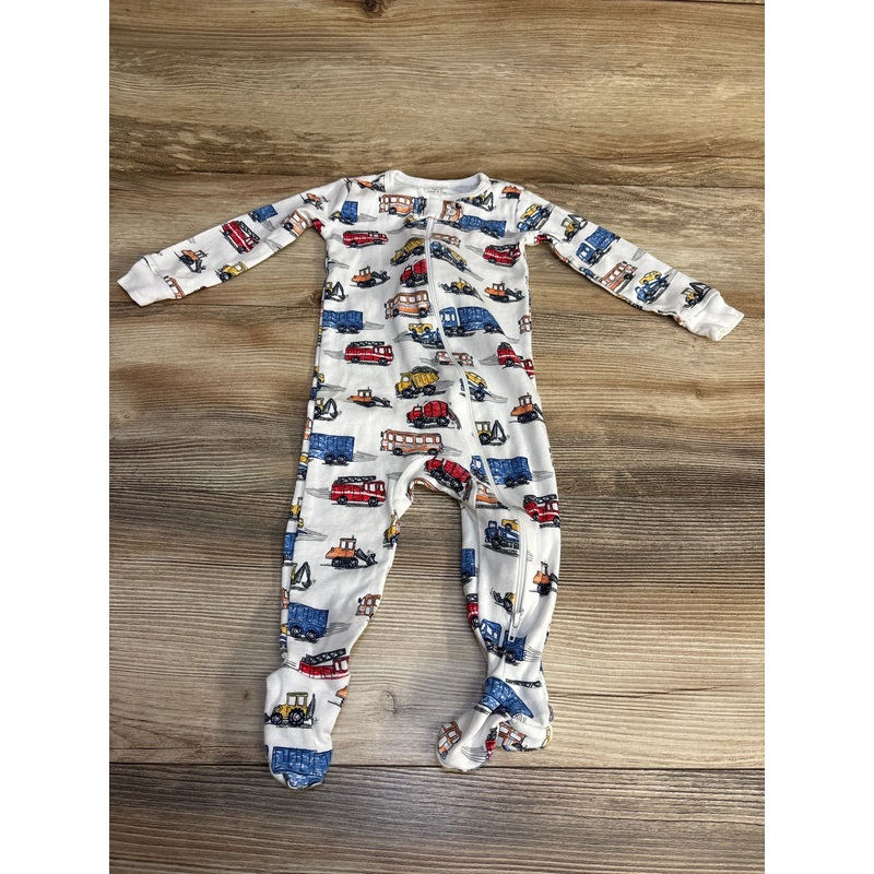 Member’s Mark Vehicle Print Sleeper White sz 9m White 9m