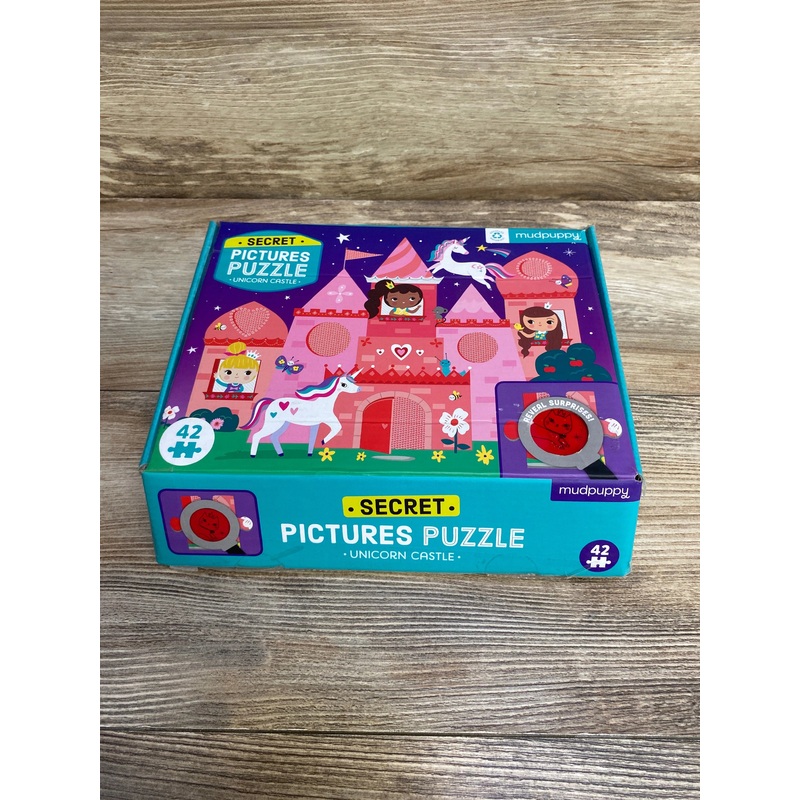 Mudpuppy Unicorn Castle Secret Pictures Puzzle