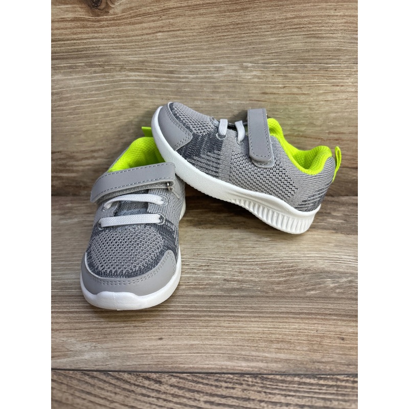 nerteo Athletic Sneakers Grey/Lime sz 6c