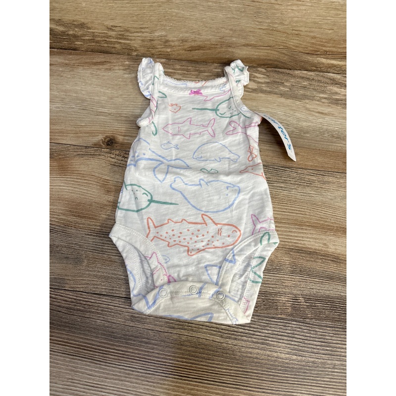 NEW Carter’s Sea Animals Bodysuit White sz 3m White 3m
