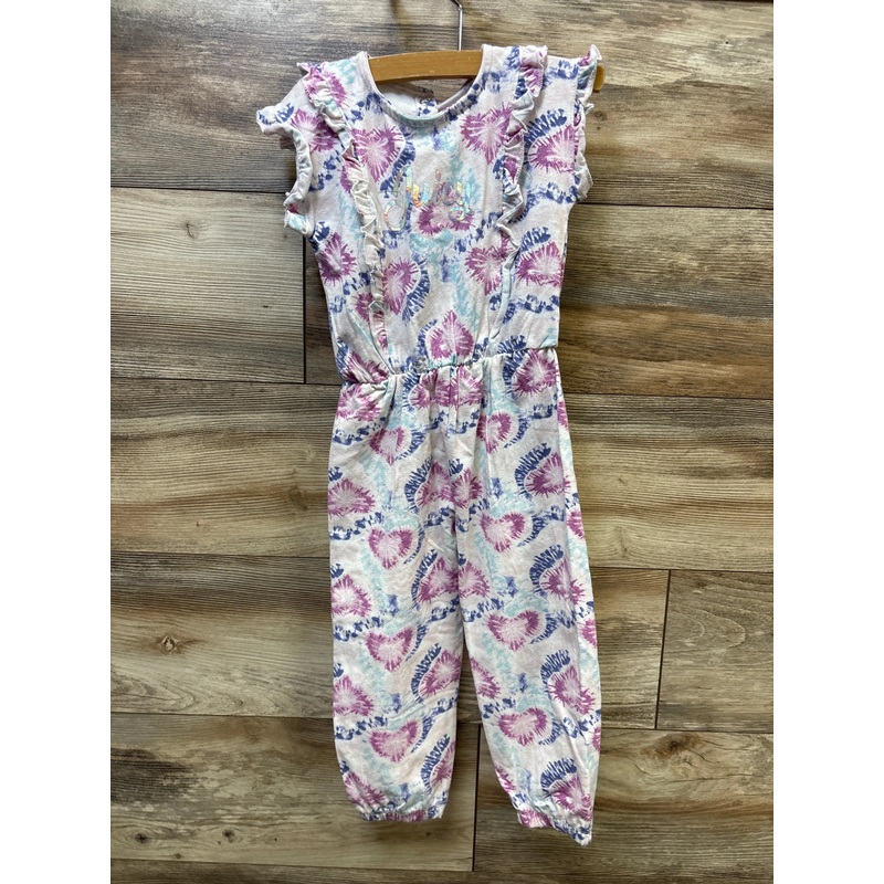 NEW Juicy Couture Tie-Dye Hearts Romper sz 3T Multicolor 3T