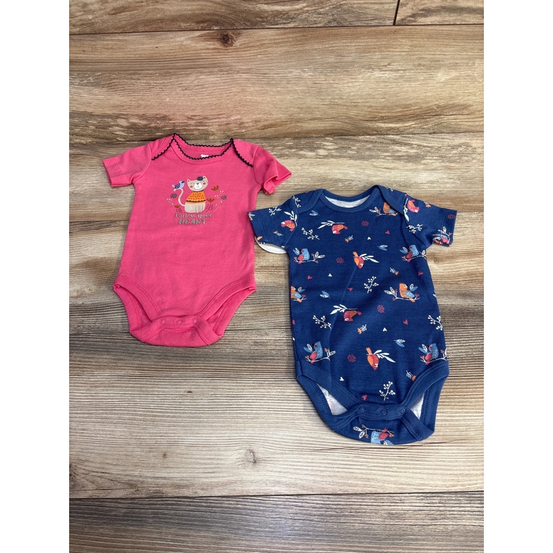 NEW Koala Baby 2pk Bodysuits Pink sz 3-6m Pink 3m