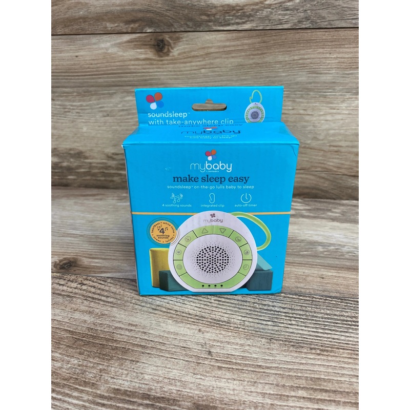 NEW MyBaby SoundSpa On-The-Go Portable Sound Machine and Baby Soother