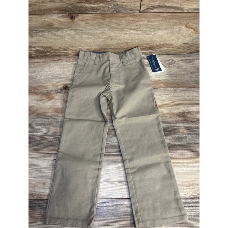 NEW U.S. Polo Assn Straight Fit Pants Khaki sz 4T Khaki 4T
