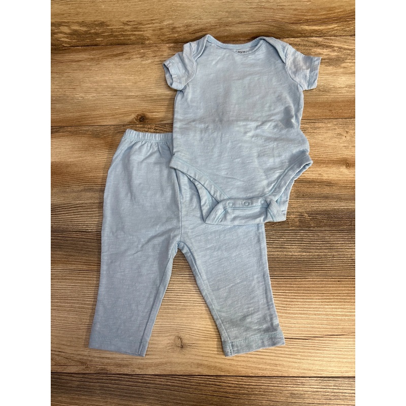 Old Navy 2pc Bodysuit & Pants Blue sz 3-6m Blue 3m