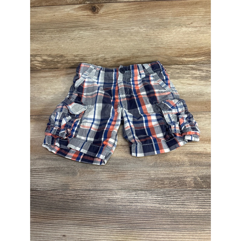 Oshkosh Plaid Cargo Shorts Grey sz 3T Grey 3T
