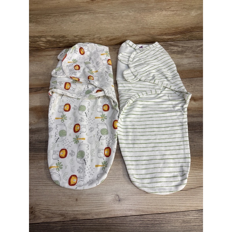 Parent’s Choice 2pc Swaddle Wraps White sz 0-3m White Newborn