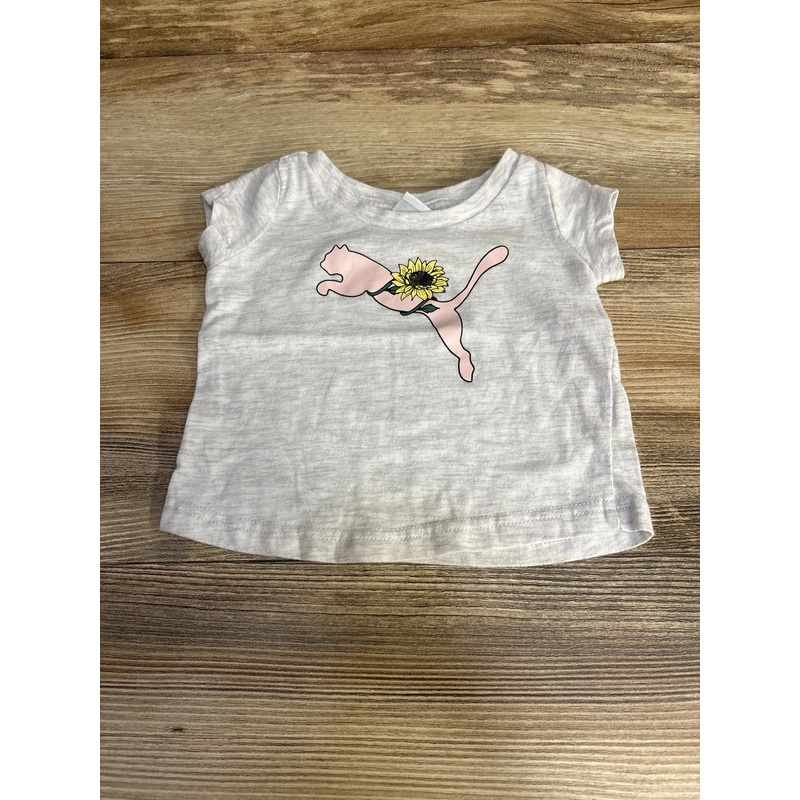 Puma Logo Shirt Grey sz 6-9m Grey 6m