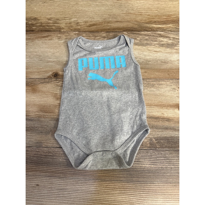 Puma Sleeveless Bodysuit Grey sz 6-9m Grey 6m
