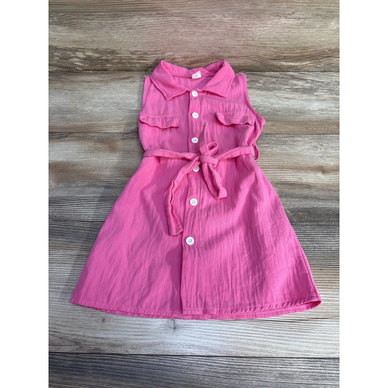 Shein Sleeveless Dress Pink sz 2-3T Pink 2T