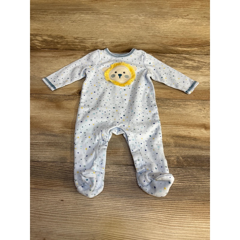 Sterling Baby Star Print Footed Coverall Blue sz 3m Blue 3m