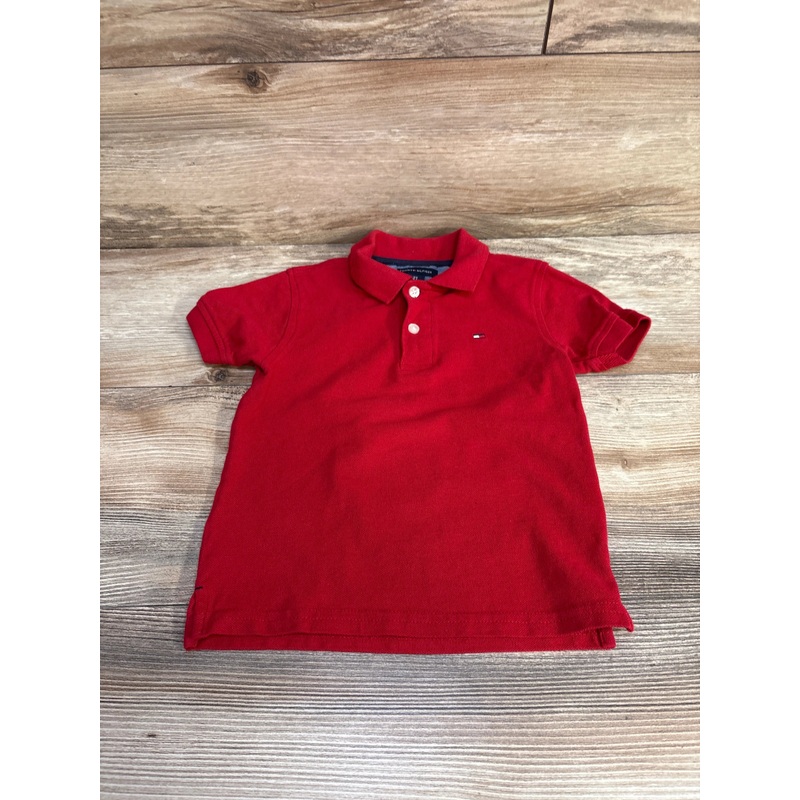 Tommy Hilfiger Polo Shirt Red sz 2T Red 2T
