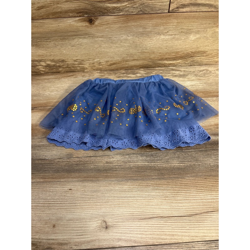 Tulle Overlay Skirt Blue sz 4T Blue 4T