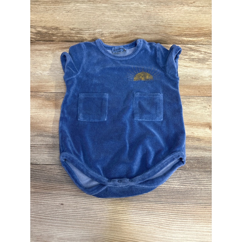 Bobo Choses Terry Cloth Romper Blue sz 18-24m Blue 18m