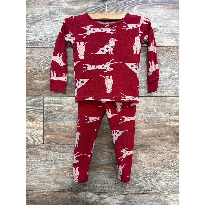Carter’s 2pc Dog Print Pajama Set Red sz 24m Red 24m