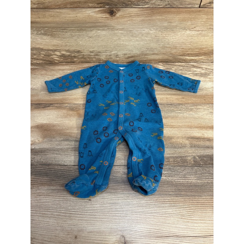Carter’s Animal Print Sleeper Blue sz 3m Blue 3m