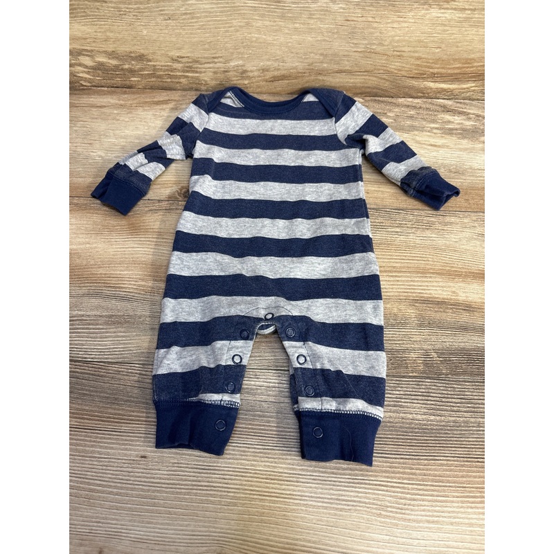 Carter’s Striped Coverall Navy sz 3m Blue 3m