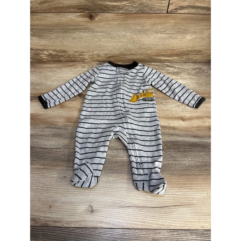 Carter’s Striped Sleeper Grey sz 3m Grey 3m