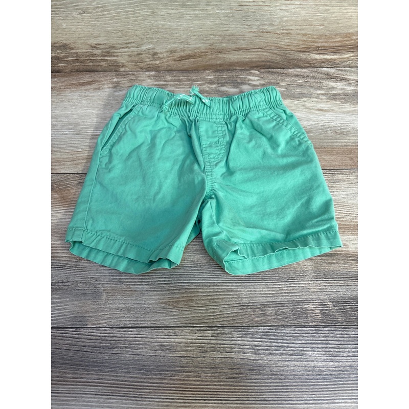 Cat & Jack Drawstring Shorts Green sz 2T Green 2T