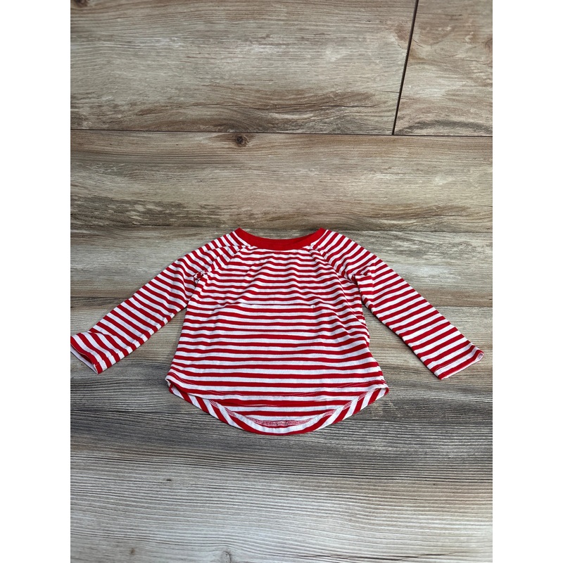Cat & Jack Striped Shirt Red sz 2T Red 2T