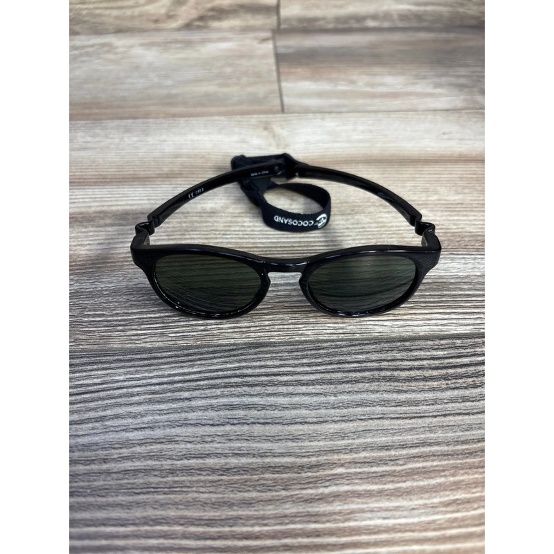Cocosand Flexible Baby Sunglasses with Strap Black sz 0-24m