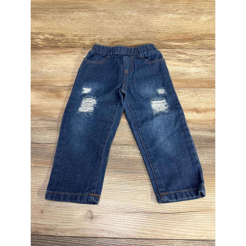 Distressed Denim Jeans Blue sz 18-24m Blue 18m