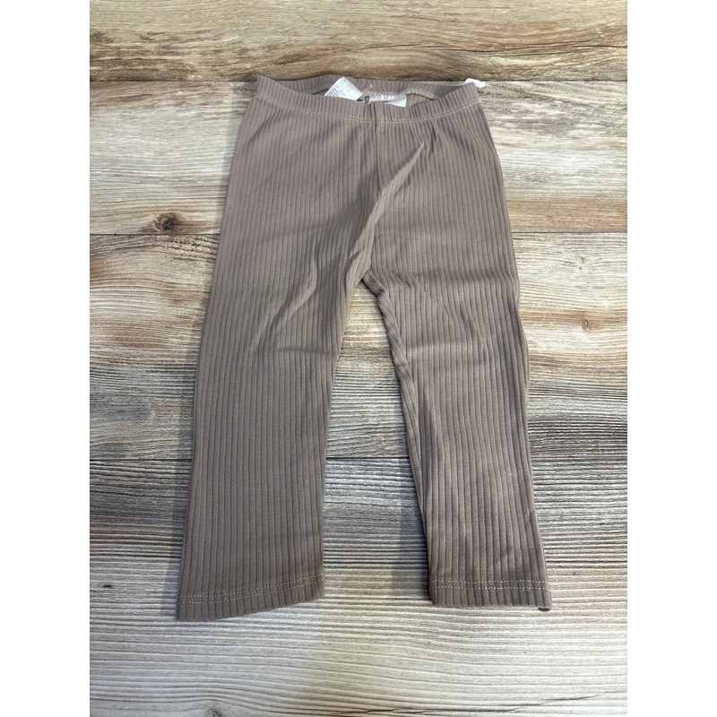 H&M Ribbed Leggings Brown sz 2T Brown 2T